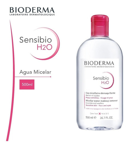 Bioderma Sensibio H2o Agua Micelar Que Limpia Y Desmaquilla 