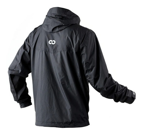 Imagen 2 de 9 de Campera Moto Rompeviento Nto Whiz Negro
