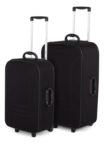 Bolsa 2 Peças Mala Para Viagem Com Rodinhas Média E Grande