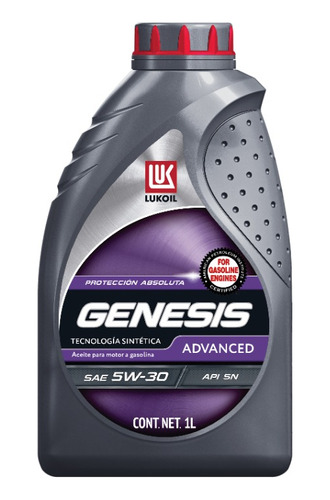 Genesis Advanced Sae 5w-30 Aceite Tecnología Sintética 1 Lt