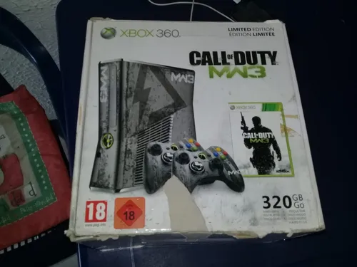 Consola Xbox 360 Slim Edicion Call Of Duty Mw3 + 2 Controles