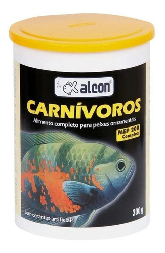 Ração Para Peixes Carnívoros De Água Doce Alcon 300g