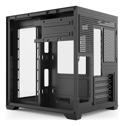 Gabinete Naceb Na-0637n, Midi-tower +4 Ventiladores 120mm Negro