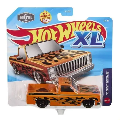TOUGH 43 シルバー トラック 1/43 Hot Wheels 1:43 Jkl02 Chevy Silverado '83 | Frete grátis