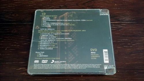 Chango Spasiuk - Tierra Colorada Teatro Colon Vivo Cd + Dvd Estándar