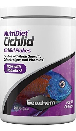 Alimento, Comida Para Pec Seachem Nutridiet Cichlid Fish Fla