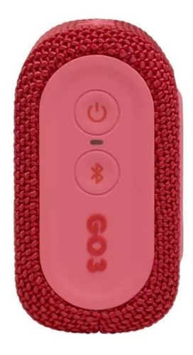 Imagen 4 de 5 de Parlante JBL Go 3 portátil con bluetooth waterproof red