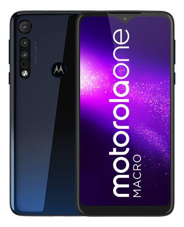 Imagen 1 de 10 de Motorola One Macro Azul Metálico 64gb Rom 4gb Ram