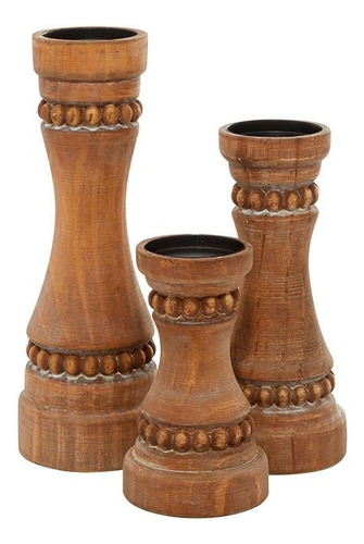 Juego De 3 Candelabros Uma 91848
