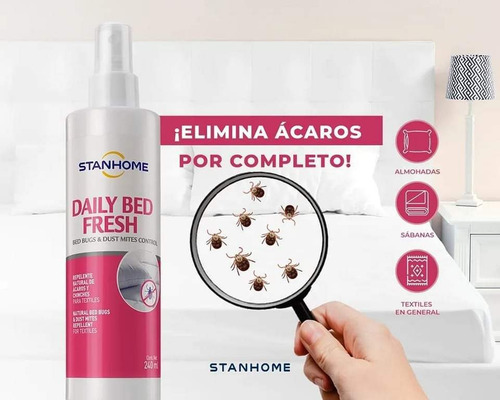 Repelente Ácaros Chinche Natural Cama Stanhome Daily Bed