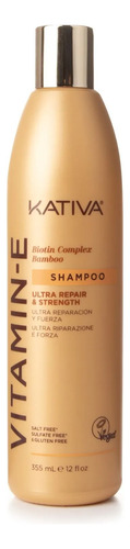 Kativa Shampoo Vitamin E Ultra Reparacion 355ml