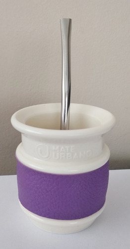 Mate Urbano Bravo C/bombilla Para Yerba Mate Tkp