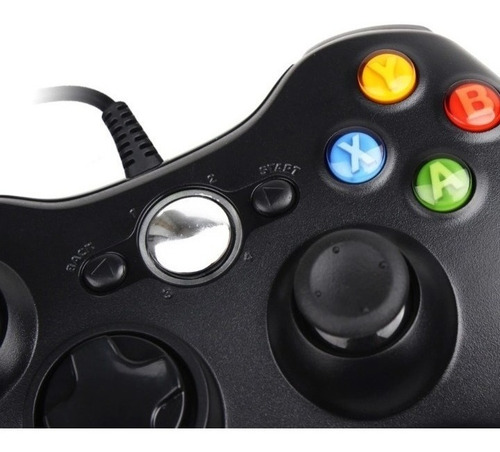 Imagen 5 de 9 de Joystick Mando Control Cable Compatible Consola Xbox 360 Pc