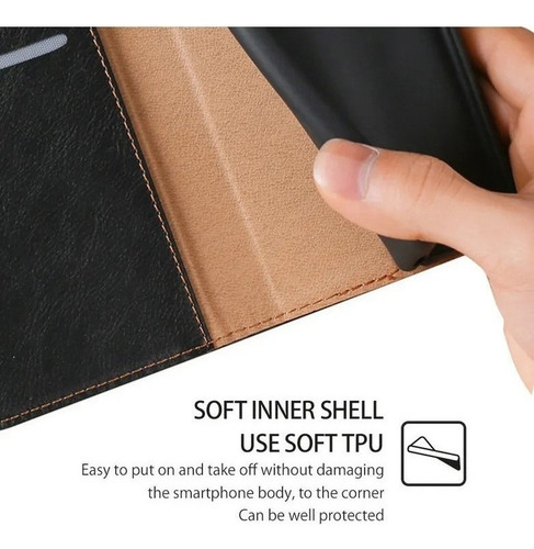 B Funda Protectora Para Motorola Carcasa Case De Cuero