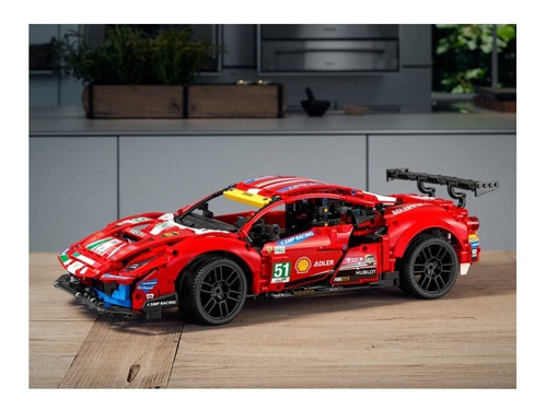 Imagen 6 de 7 de Lego Ferrari Technic 488 Gte Af Corse #51 Entrega Inmediata
