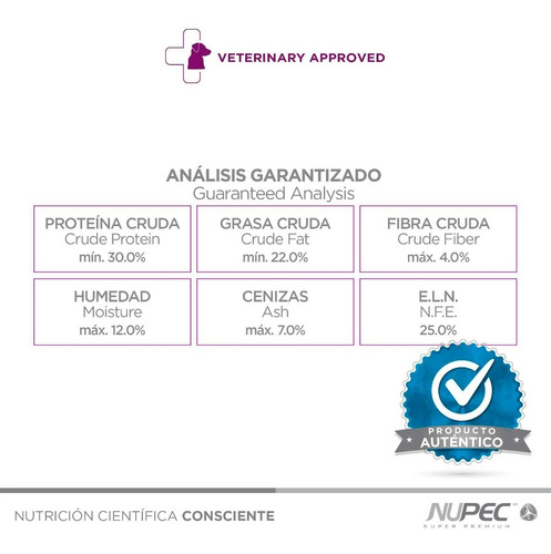 Imagen 3 de 3 de Alimento Nupec Nutrición Especializada High Performance