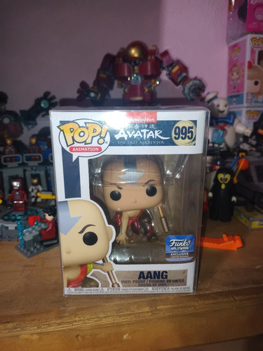 Funko Pop Avatar Aang 995 Exclusivo Funko Hollywood (Usado)