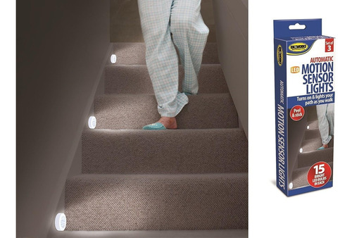 Juego De 3 Luces Con Sensor De Movimiento Led Automáticas