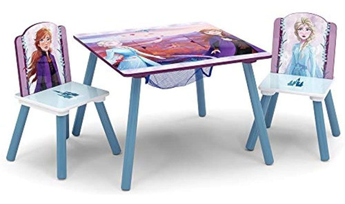 Juego De Mesa Y Silla Para Niños Delta Children Con Almacena