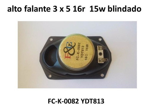 Alto Falante 3 X 5 16r  15w Ydt813  Blindado Lote 10 Peças