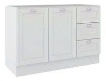 Comprar Armario Bajo Mesada 2 Puerta 3 Cajone 120 Cm Linea Americana
