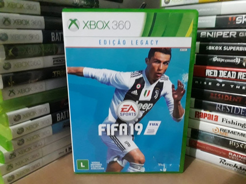 Jogo De Futebol Fifa 19 Xbox 360 Original Mídia Física Leia