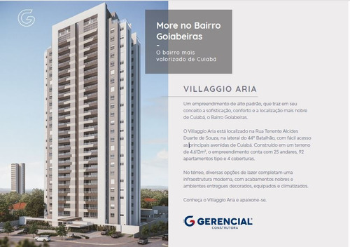Apartamento - Alto Padrão, Para Venda Em Cuiabá/mt - Imob8143