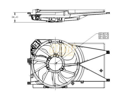 Electroventilador Frontech Chevrolet Astra 2.4 Desde 2002