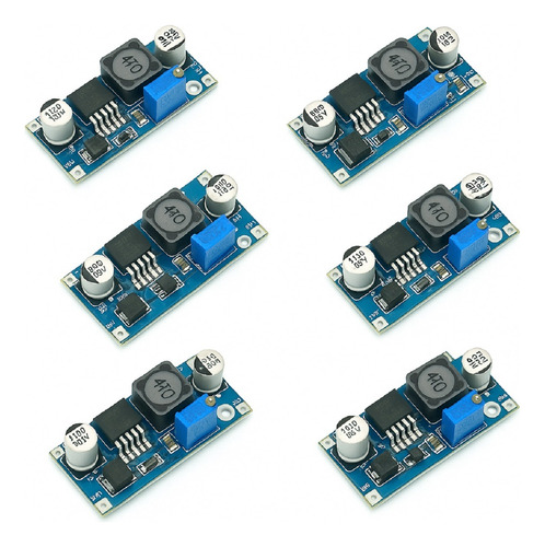 6x Fonte Regulável Step Up Xl6009 Dc Dc Boost Serve Arduino