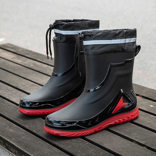 Botas De Lluvia Impermeables Ajustables Para Hombre