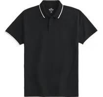 Comprar Hollister Polo Con Franjas Logo Bordado Hombre
