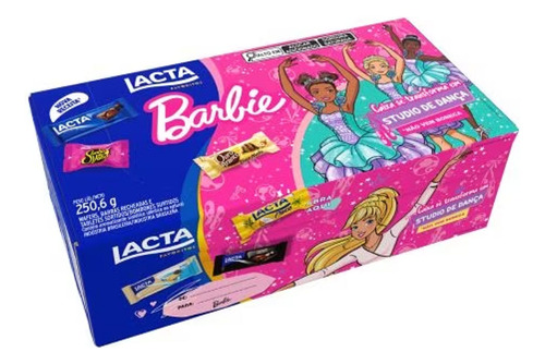 Caixa De Bombons Sortidos Barbie Lacta 220g