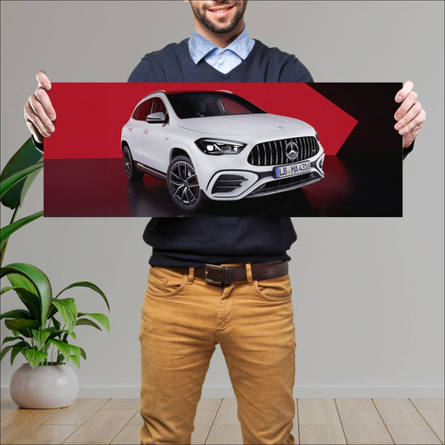 Cuadro 30x80cm Auto 2023 Mercedes Amg Gla 35 117 699