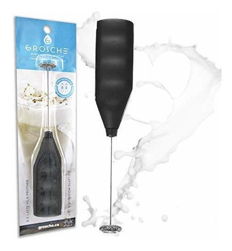 Ez Latte Leche Frother Y Matcha Whisk Black Soft Touch ...
