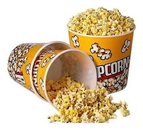 Set 2 Vasos Balde De Cabritas O Popcorn 85 Oz 19x15