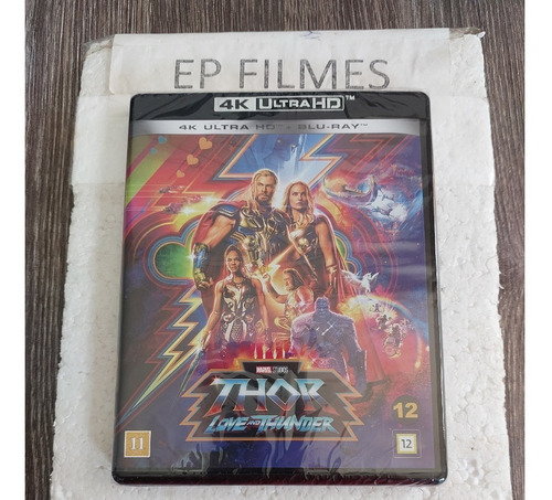 Blu Ray 4k Thor: Amor E Trovão - Marvel - Lacrado