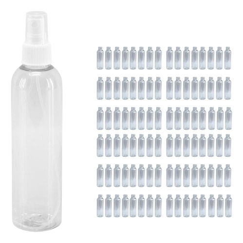Atomizador Frasco Botella Pet 60ml Spray Bote Plastico 100pz Transparente