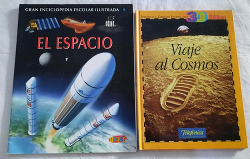 Lote Viaje Al Cosmos El Espacio Enciclopedia Escolar Billike