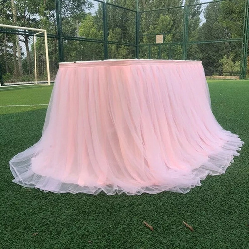Nuevo Vestido De Recepción Con Mantel De Tul