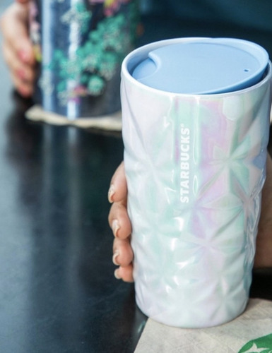 Vaso De Cerámica Tornasol Starbucks Colección Pascua 2024