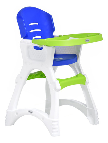 Silla Periquera Para Bebe Dinner Prinsel Verde Azul