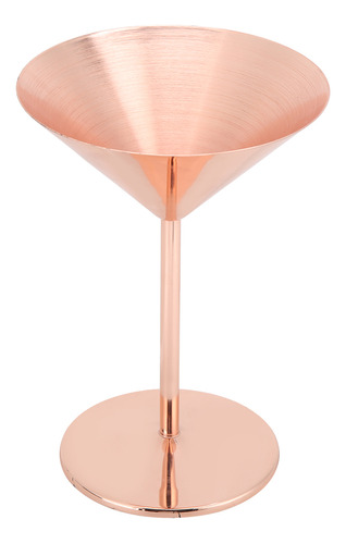 Elegante Copa De Acero Inoxidable En Oro Rosa