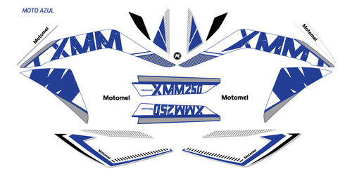 Calcos Motomel Xmm 250 2021/2024