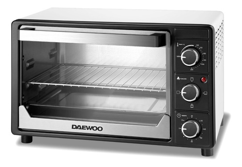 Horno Eléctrico De Mesa Daewoo 30l 1500w 3 Niveles Sin Anafe