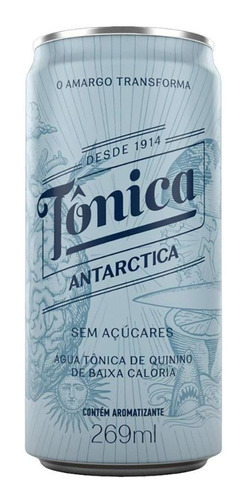 Água Tônica Antarctica Zero 269ml Com 15 Unidades