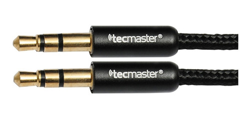 Cable Auxiliar Tecmaster 1.8 Metros Negro