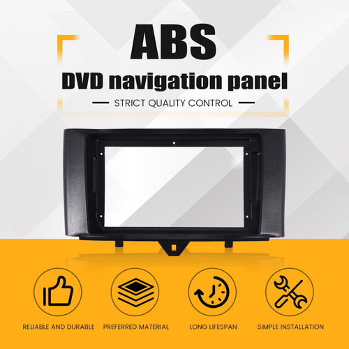 Fascia De Radio De Coche 2 Din Para Smart Fortwo 2011-2015 D
