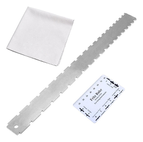 Regla Con Muescas For Cuello De Guitarra De Acero