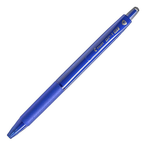 Caneta Retratil Emborrachada Bp-1rt-f 0.7mm Azul