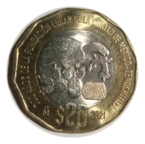 comprar Doble Error Double Die Moneda Mexicana 700 Año